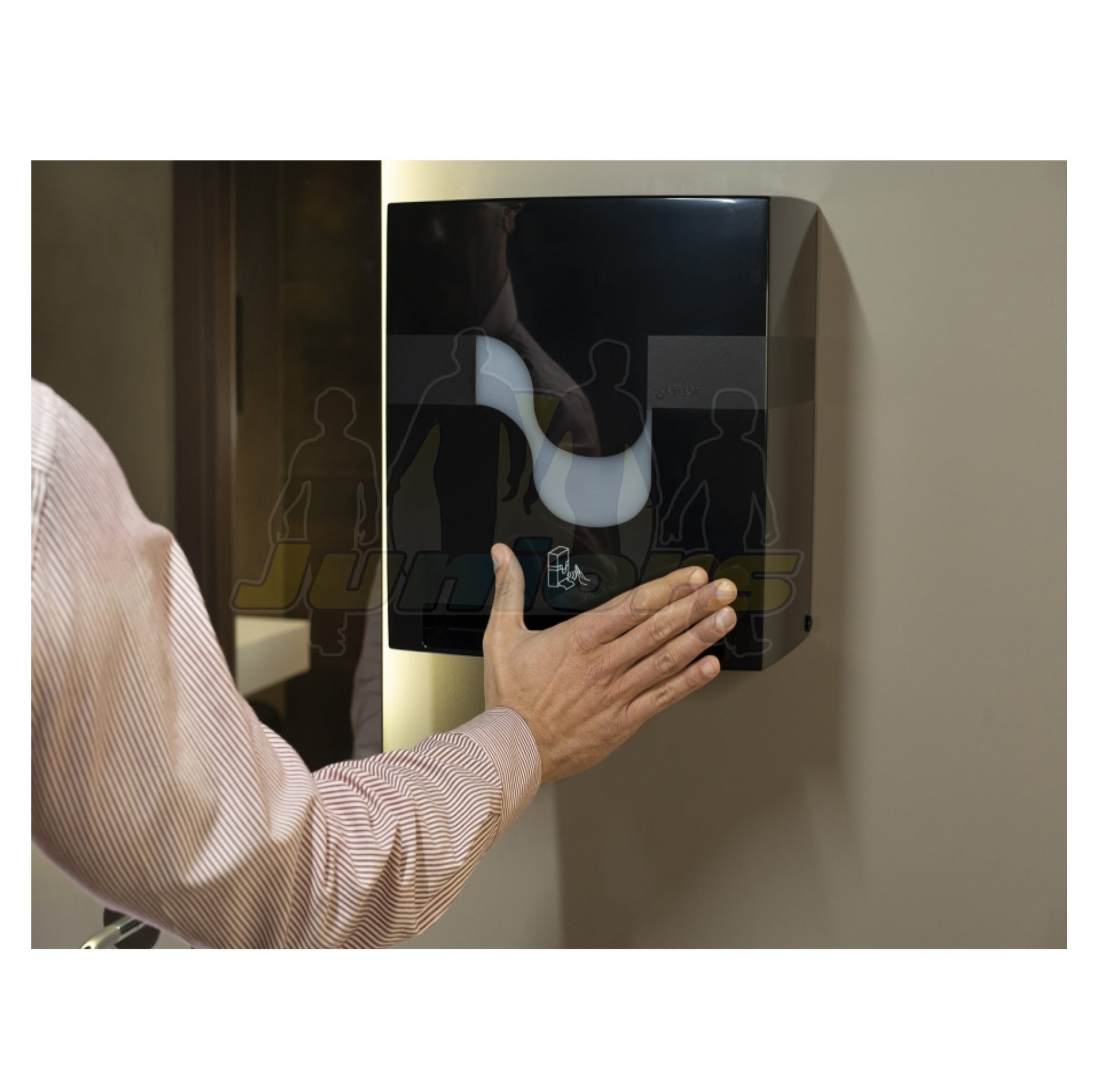 DISP E-CONTROL BOBSYSTEM HANDTOWEL BLACK BAT. - immagine 2