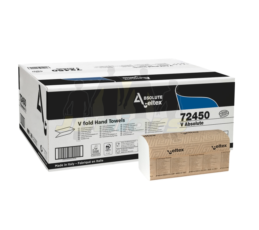 ASCIUGAMANO PIEG. V 21X21 ABSOLUTE 250PZ CT