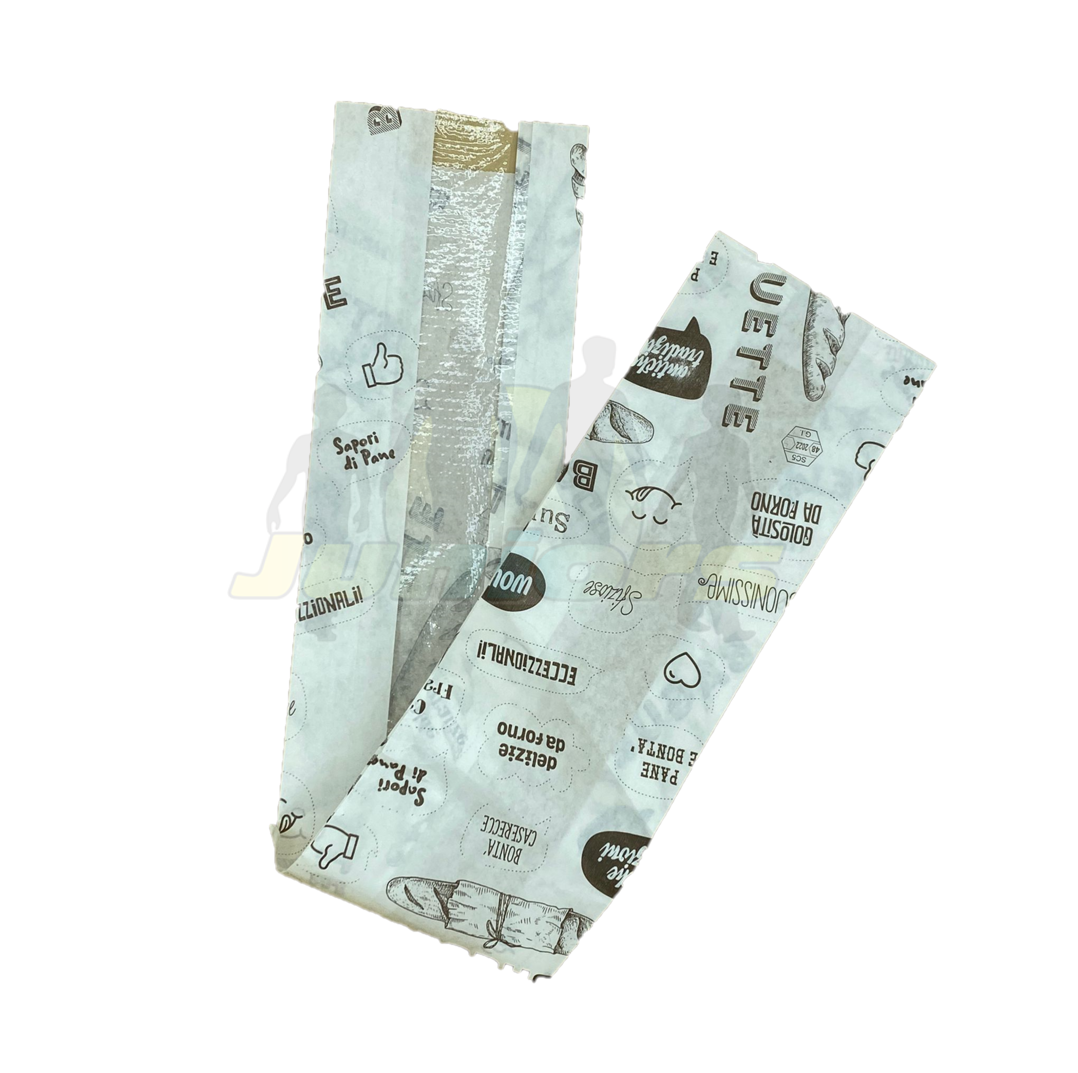 SACCHETTI FINESTRATO BAGUE B.CO GR 35 F.TO PZ