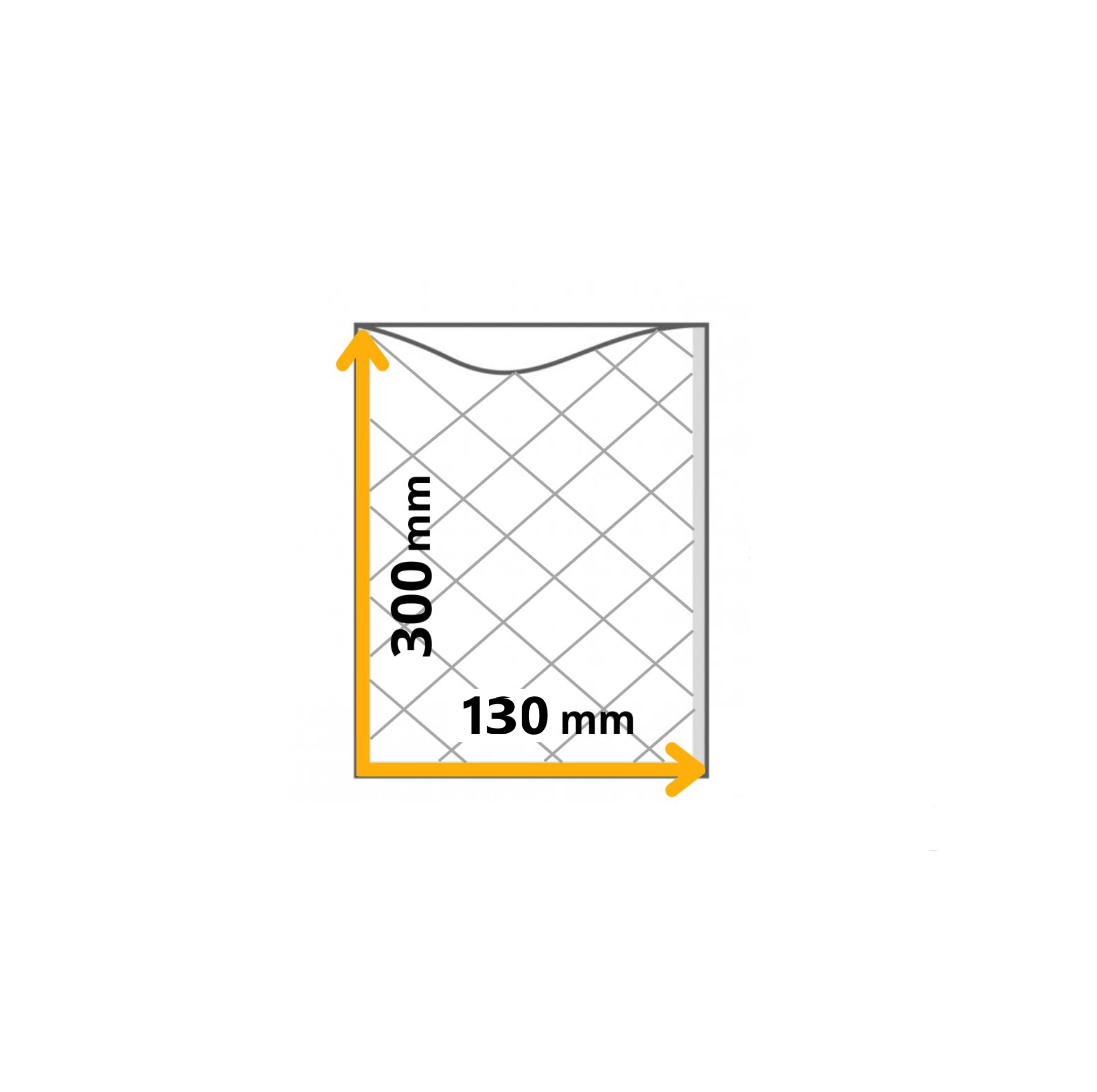 BUSTE GOFFRATE ROMBO 130x300 50 PZ - immagine 2
