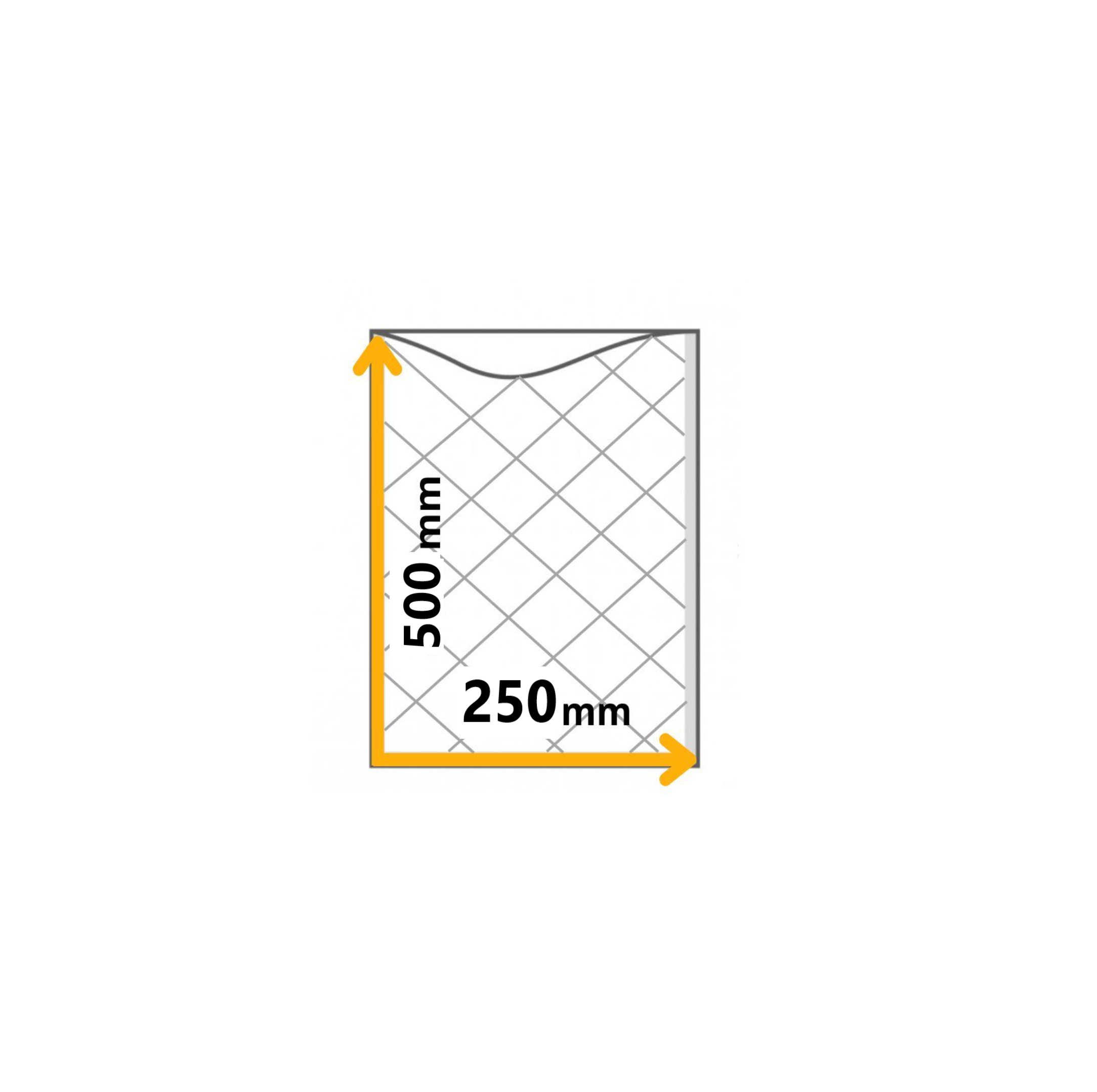 BUSTE GOFFRATE ROMBO 250X500 - immagine 2