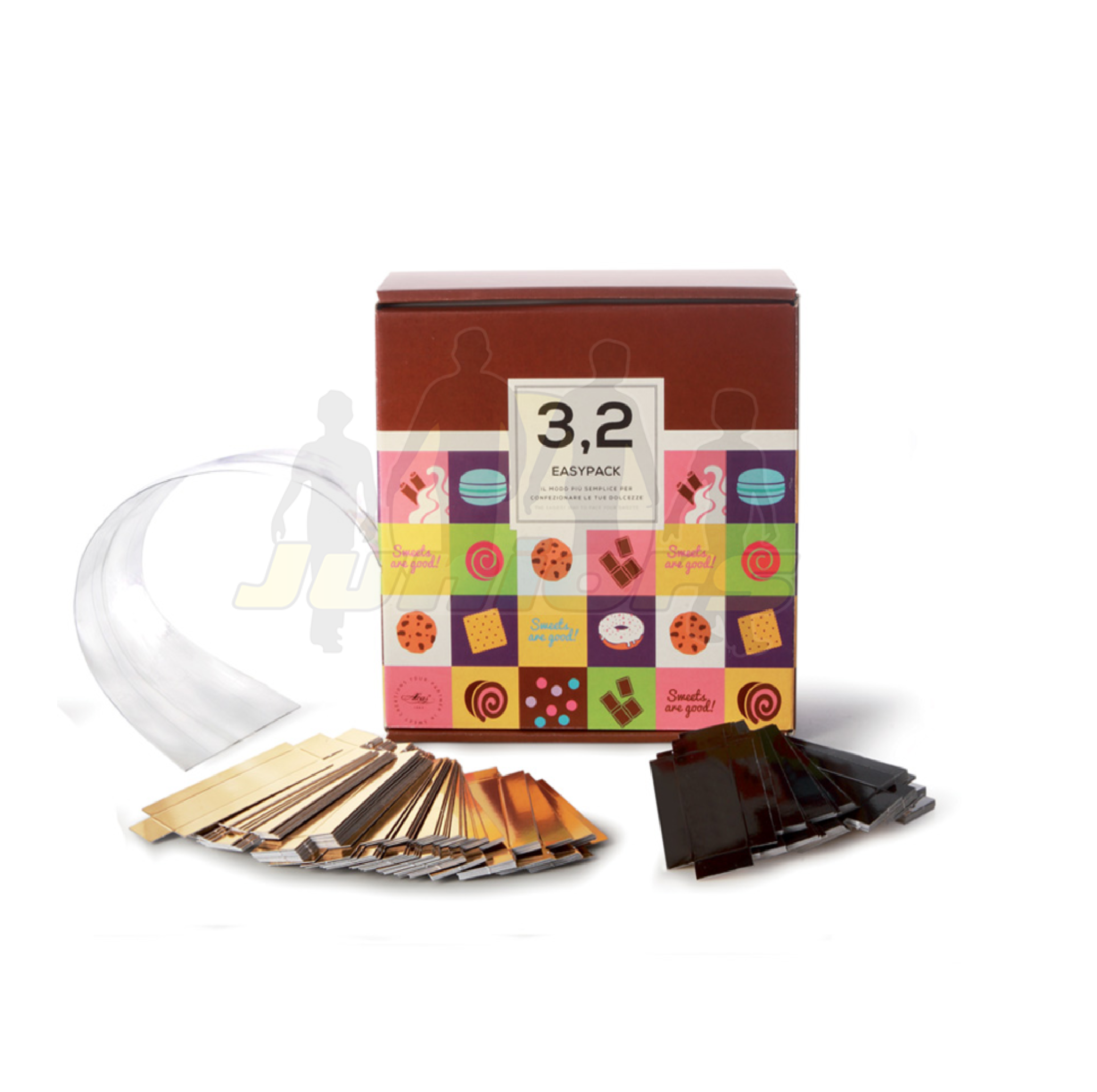 EASYPACK MACARON 3.2X10 CM S/C ROT 15MT DOLCI