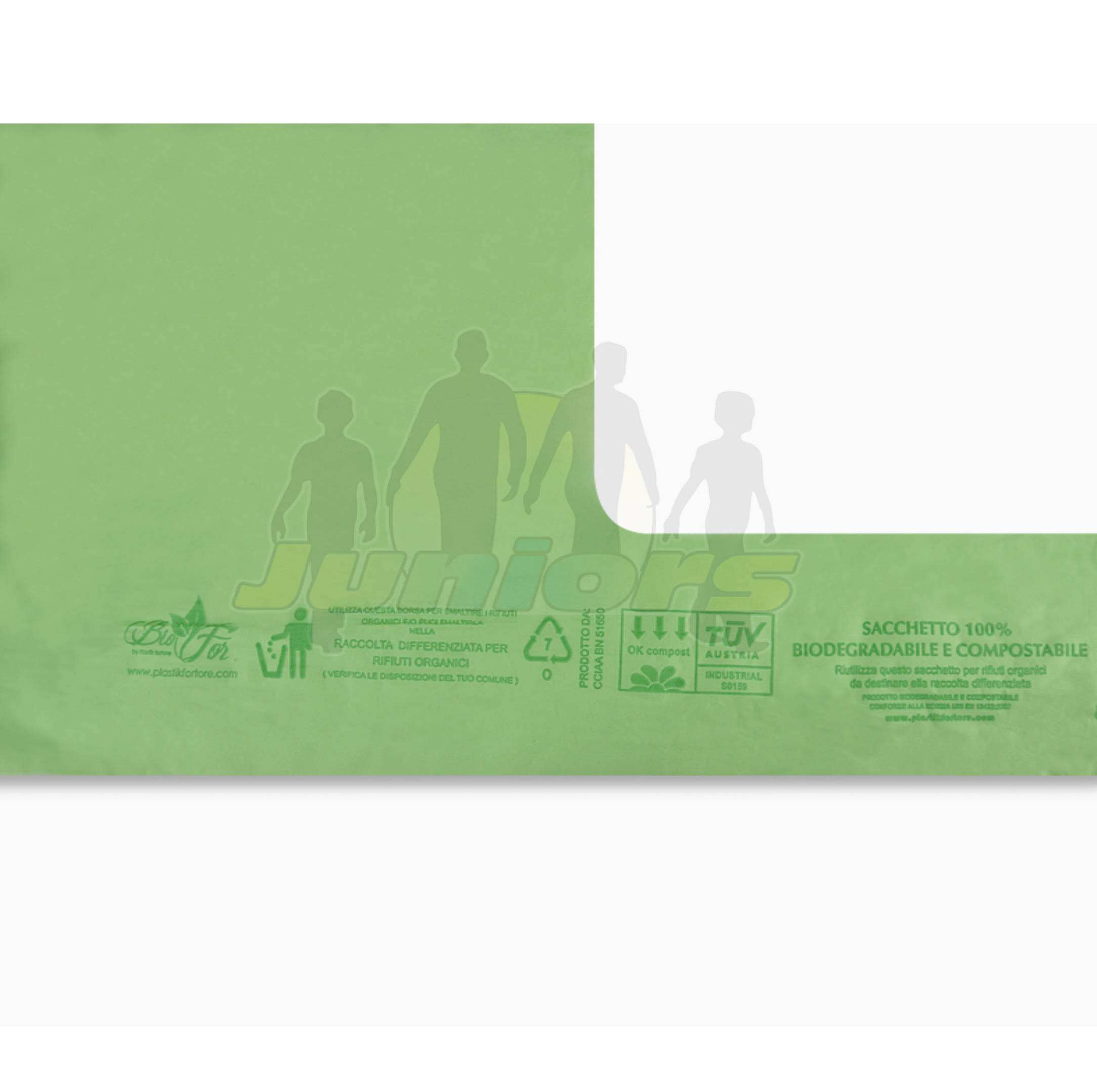 BUSTE IN MATER-BI BIOCOMPOSTABILE MAX 35X65 VE - immagine 2
