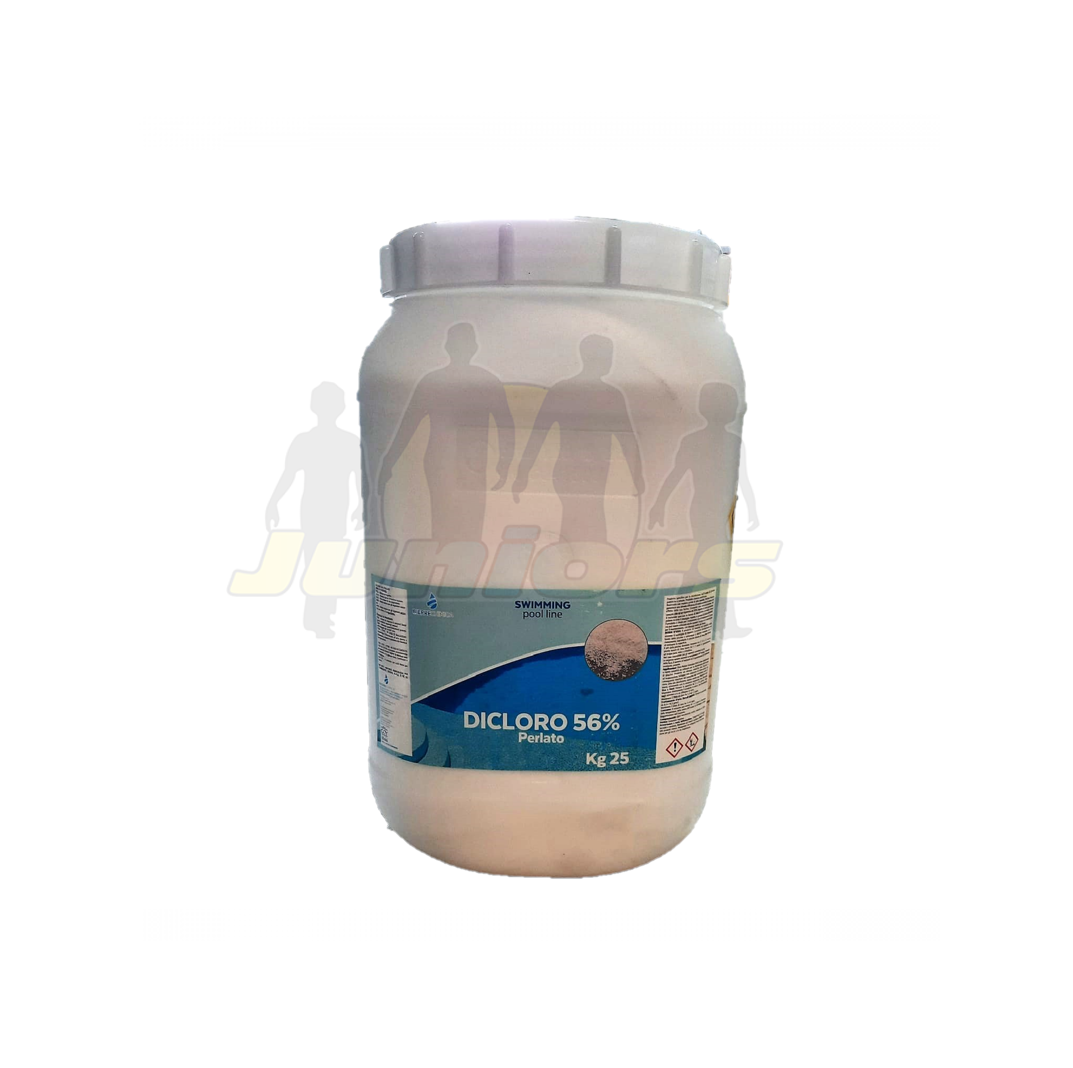 PISCINA DICLORO 56% GRANULARE PERLATO DA 25 KG