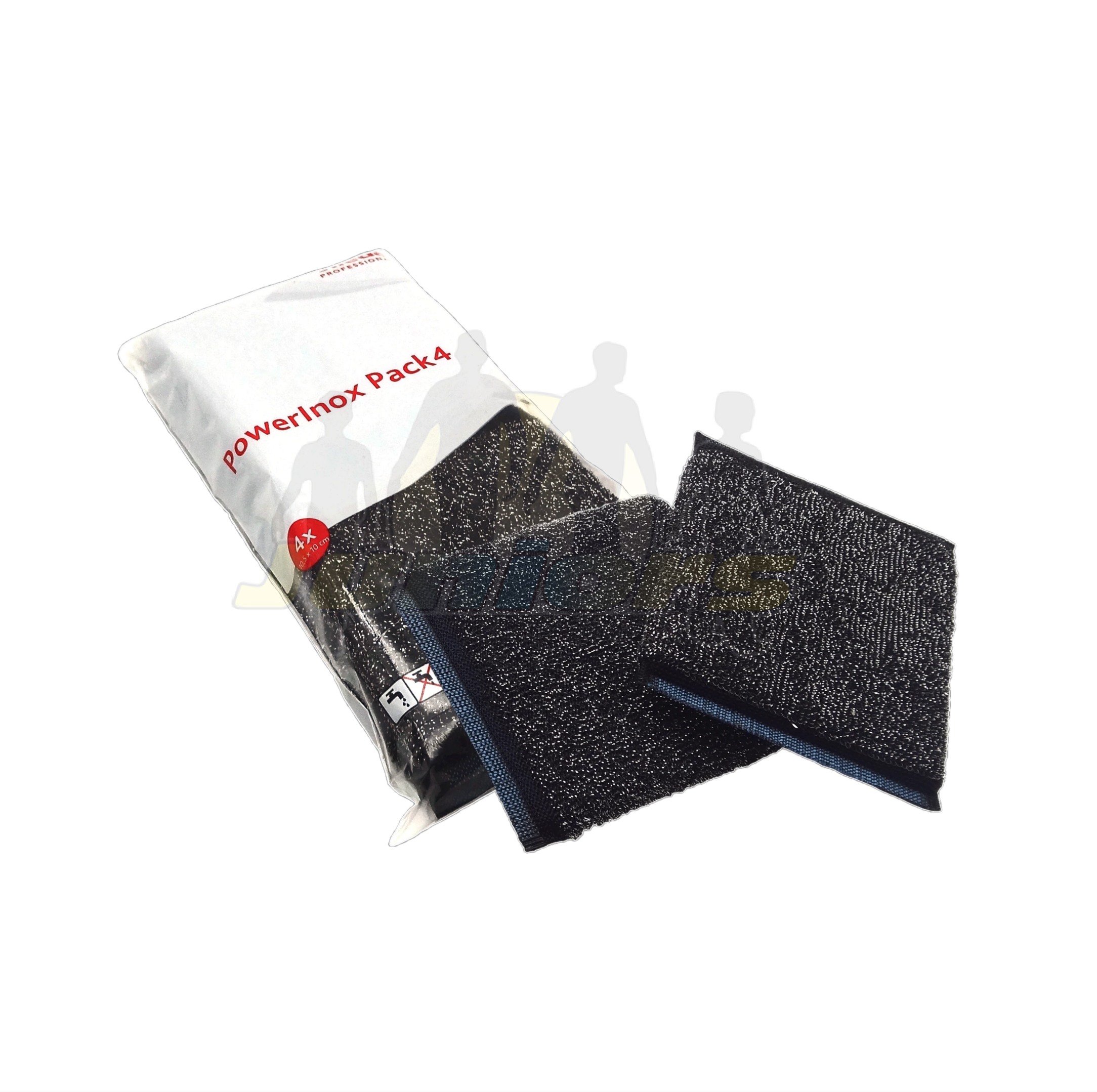 SPUGNA VILEDA POWERINOX 10X10,5 GRIGIA CF PZ 4