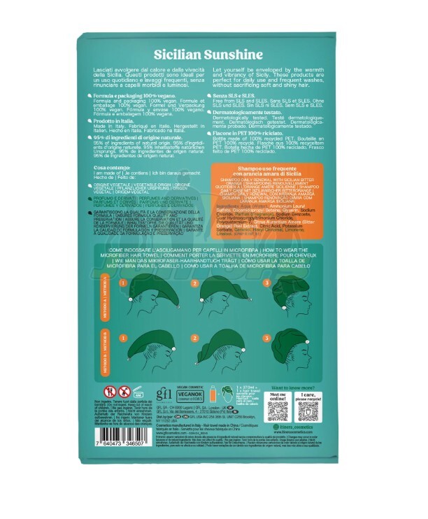 KIT SHAMPOO + ASCIUGAMANI ITINERA BC_EIGITSS_I - immagine 3